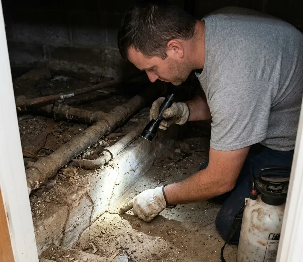 Formosan Termites termite inspection in High Point, NC